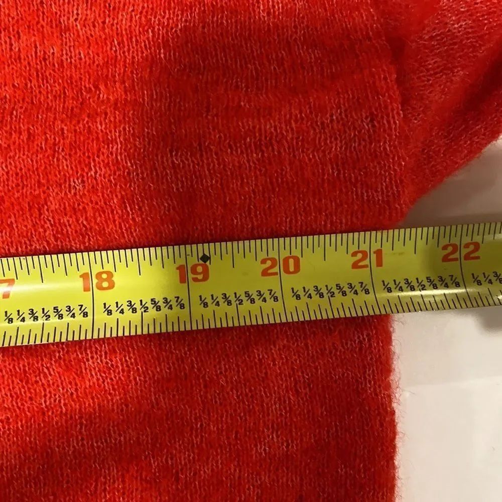 Part Two alpaca blend red v-neck pullover sweater size M - Picture 7 of 8